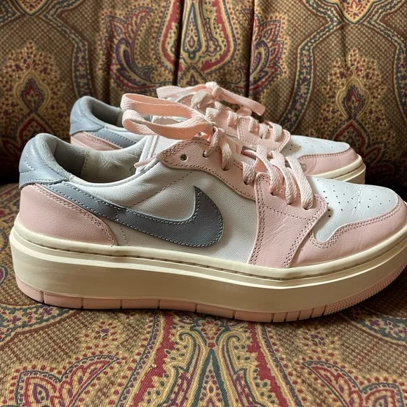 Nike Air Jordan 1 Elevate Low Pink White Womens - Picture 7 of 9